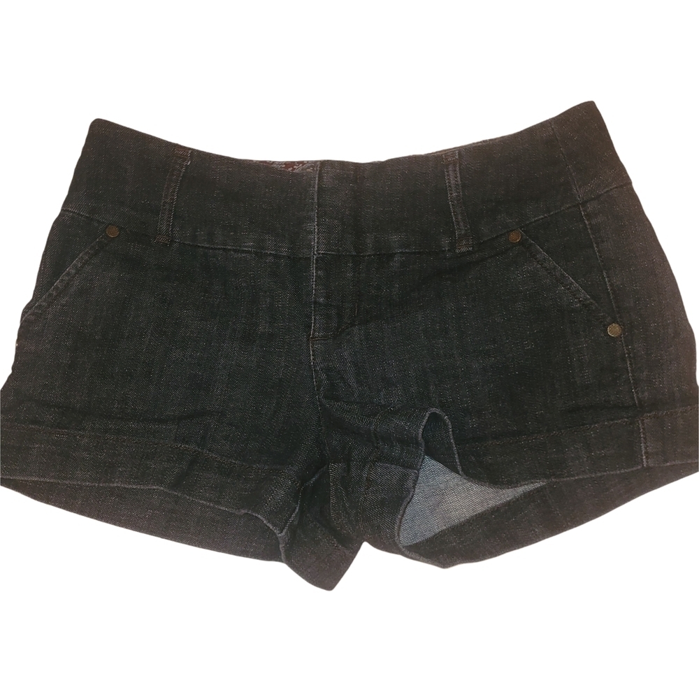 Boom Boom Dark Blue Denim Shorts Size 8
